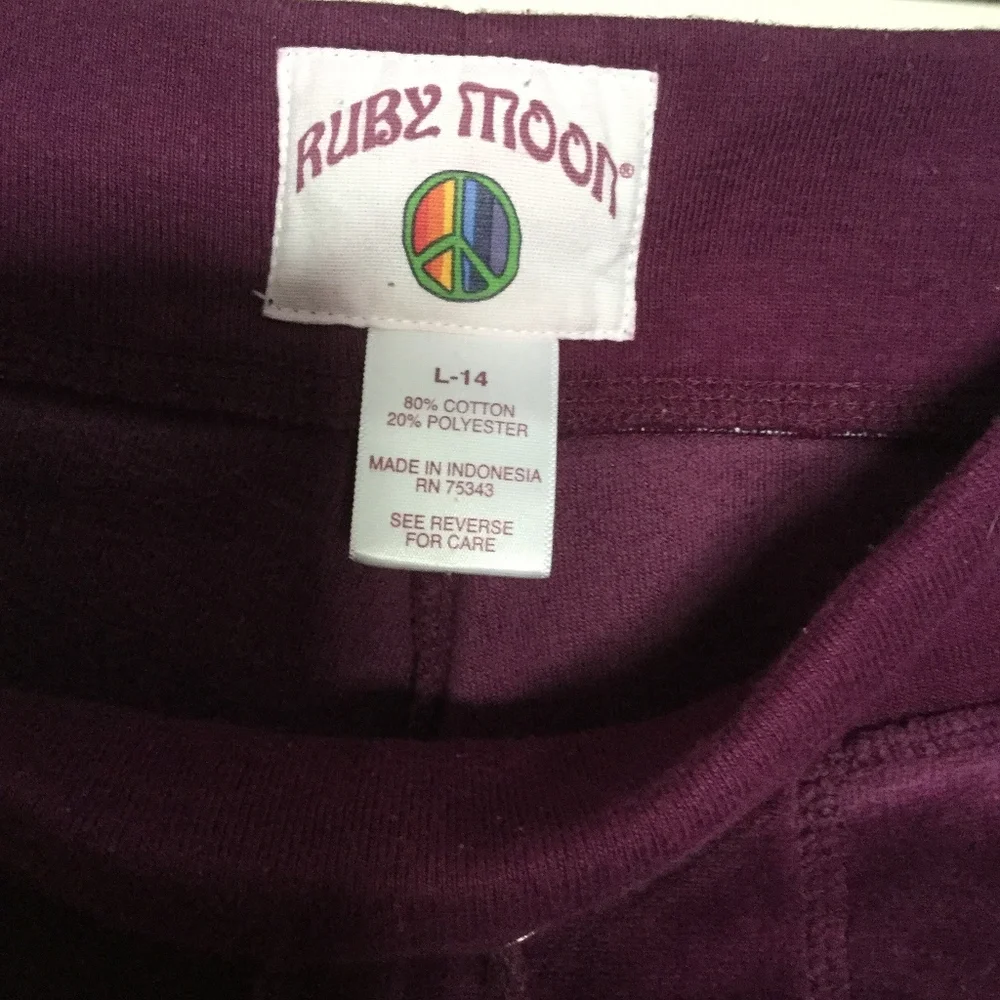 Girl's hippie velvet pants